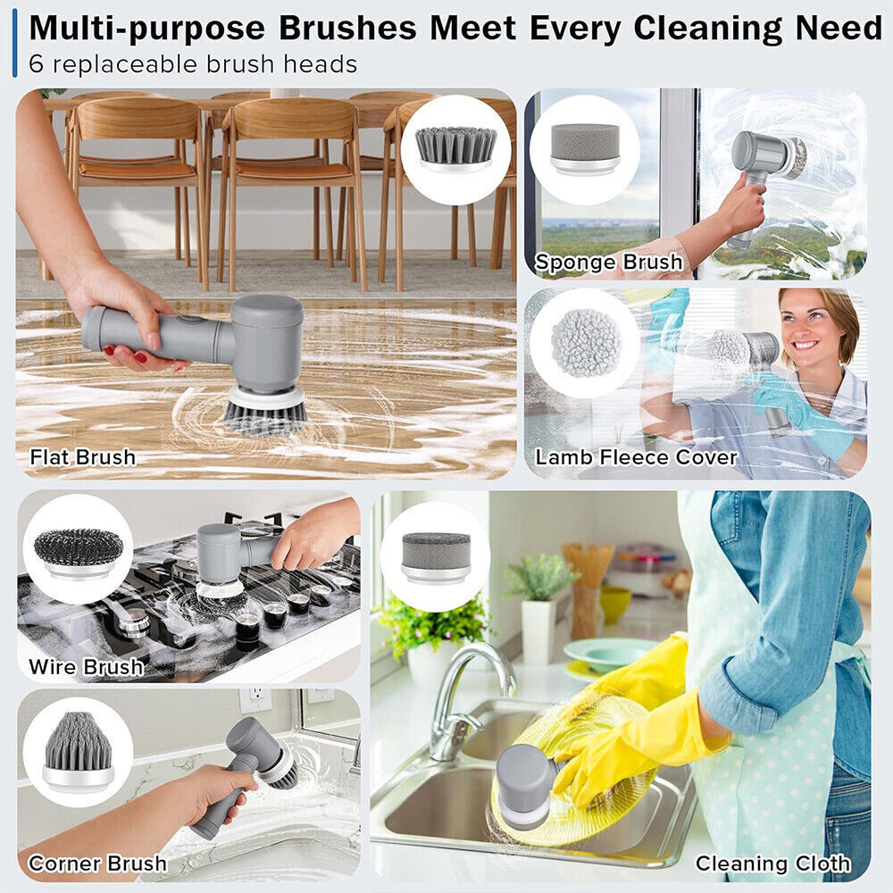Electric Spin Scrubber — Cordless