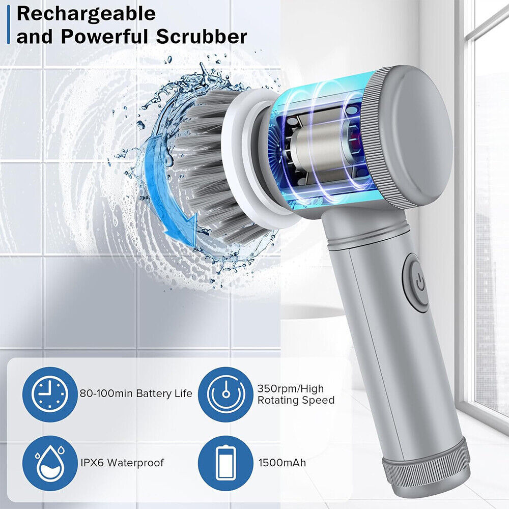 Electric Spin Scrubber — Cordless