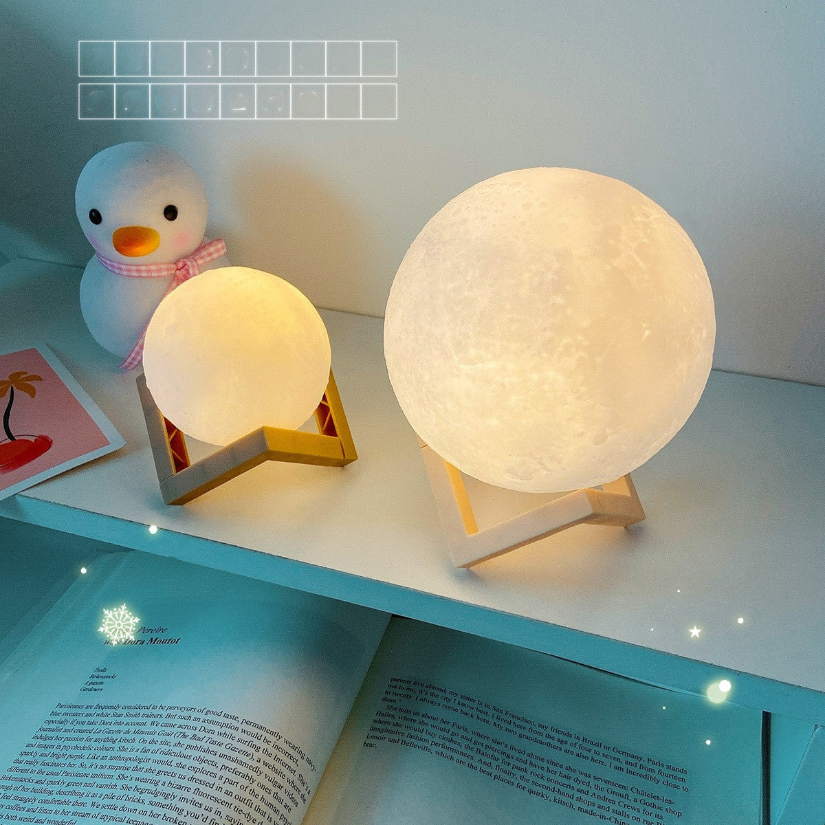 3D Moon Lamp Night Light