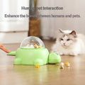 Pet Food Dispenser Puzzle-style Little Turtle Press-and-feed Feeder